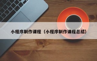 六安小程序制作课程（小程序制作课程总结）